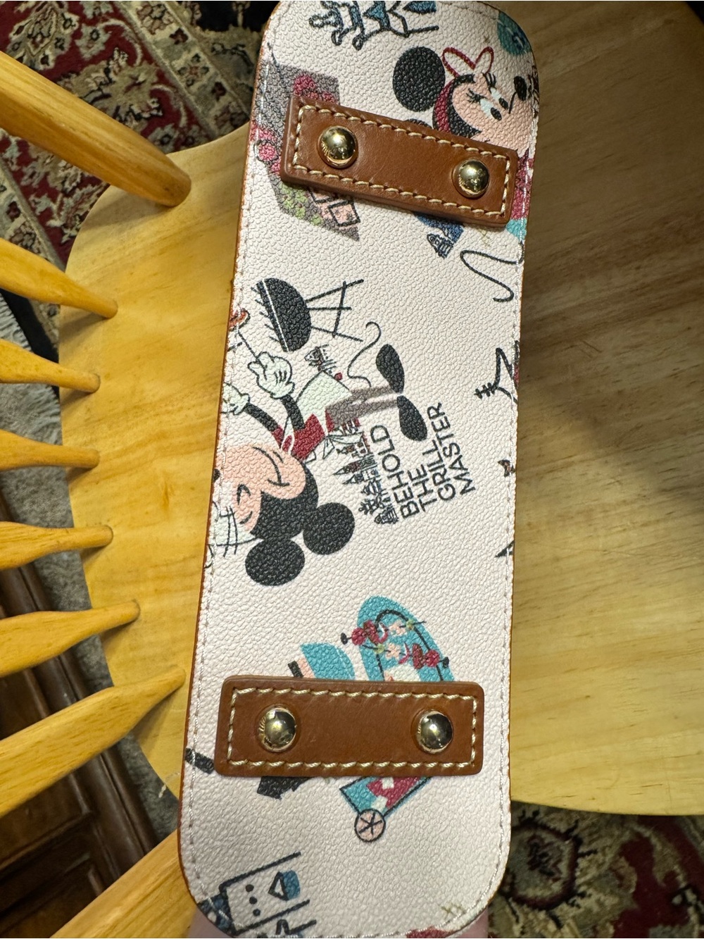 Dooney & Bourke Pink Multicolor Disney Travel Print Crossbody - Picture 8 of 8